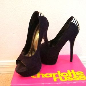Black Charlotte Russe heels